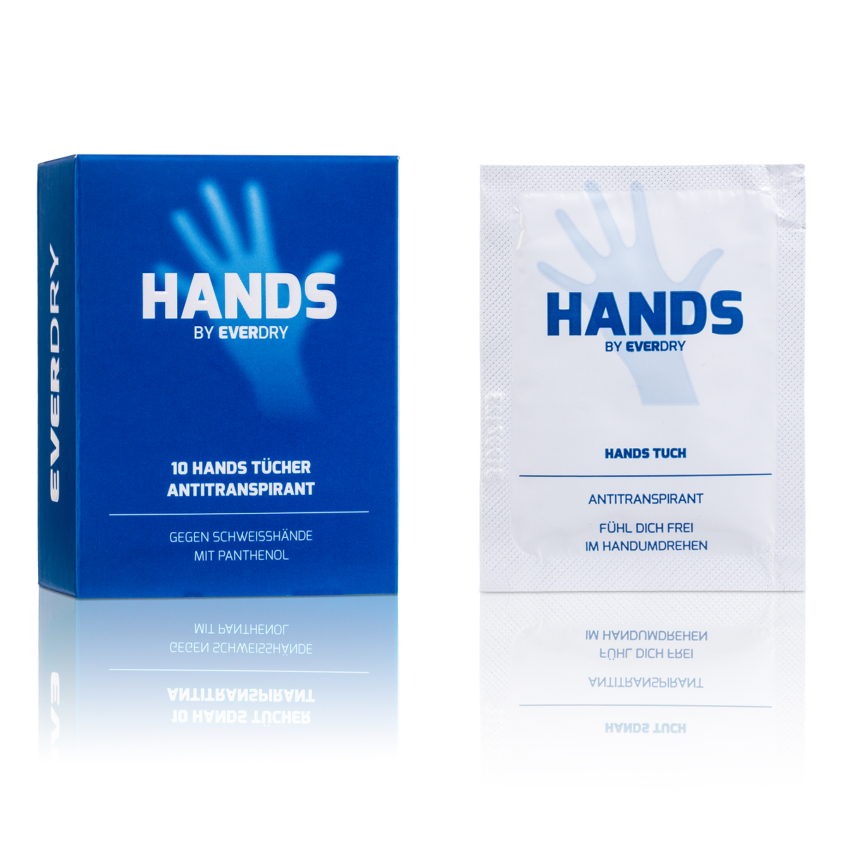 EVERDRY® Antiperspirant Hand Wipes - 10 pcs.