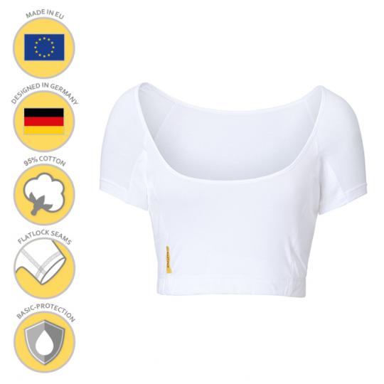 MANJANA® Woman-U-bustier-shirt mit Achselnässeschutz gegen Flecken 
